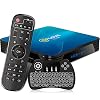 Android TV Box 10.0, Android 10.0 QPLOVE Q8 TV Box RK3318 64bits /4G + 64G Mini Dual WiFi 2.4G / 5GHz, 100M LAN, USB 3.0…
