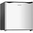 BANGSON Small Refrigerator,1.6 Cu.Ft Mini Fridge With Freezer, Reversible Single Door Mini Fridge, Compact Refrigerator For Office, Bedroom
