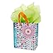 Hallmark Small Birthday Gift Bag with Tissue Paper (Glitter Dots and Flower)