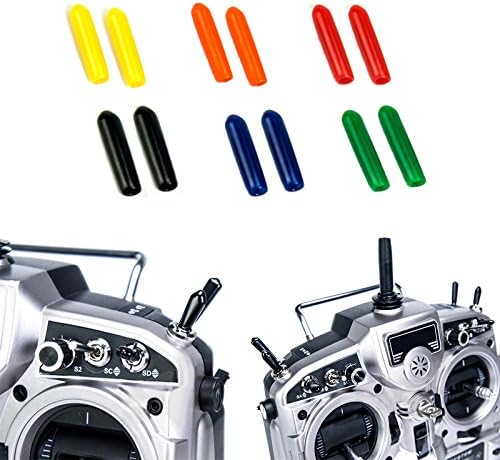 10Pcs Rubber Transmitter Anti-slipping Stick Switch Cap Sheath for Flysky Futaba JR Frsky Radiolink