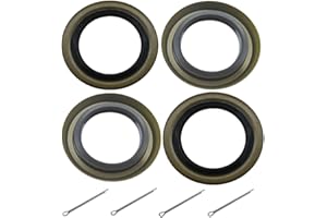 BBMTA Replace 010-019-00 Trailer Axle Hub Wheel Grease Seals ID 1.719" OD 2.565" Width 0.5" Fits Dexter 3500lb Spindles #84 RV Axle 171255TB 10-19（4pack）