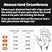 OZERO Touch Screen Gloves for Men, Cold Weather Windproof Thermal Glove for Smartphone Texting - Non-Slip Silicone Gel and Hand Warmers for Mens' Cycling and Running