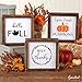 Give Thanks, Farm Fresh Pumpkins, Hello Fall Stencil Set | Reusable Sign Stencils for Painting on Wood | 3 Pack | Ideal for Wood Signs, Walls, Furniture (DIY Fall Home Decor)