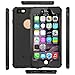 iPhone 6S Waterproof Case, Pandawell™ IP-68 Waterproof Shockproof Dust Proof Snow Proof Full Body Protective Case Cover for Apple iPhone 6S iPhone 6 4.7 (Black)