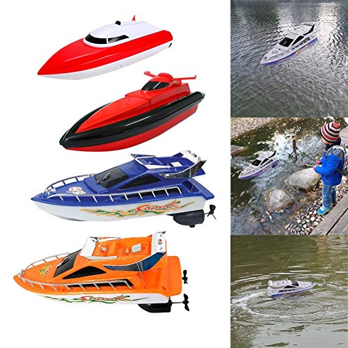Kids Boat Toys Remote Control RC Super Mini Speed Boat High Performance Boat Toy 1 Piece - Color Random Delivery