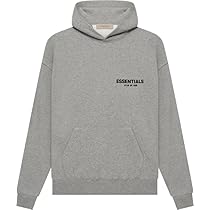 Amazon.com: Essentials Fear of God Dark Oatmeal Hoodie, XX-Large  