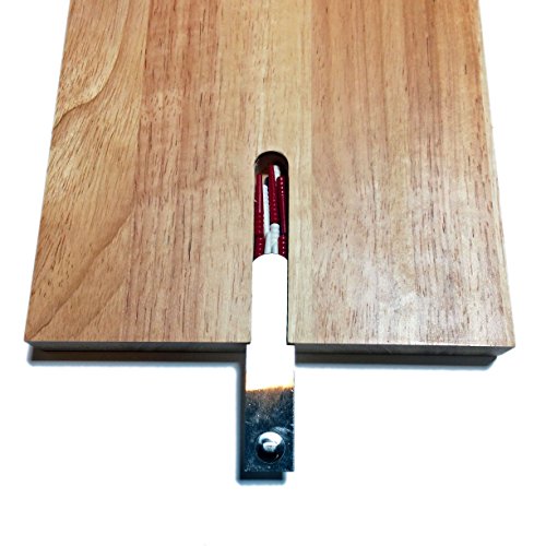 WE Games Classic Cribbage Set - Solid Wood Continuous 4 Track Board with Pegs