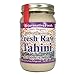 Fresh Pure Raw Tahini-Creamy-Smooth-Hulled-Sesame-Seed Butter In-Glass Low-Temp-Ground 100% Organic Certified USDA Vitamin-Protein-Antioxidant-Mineral-Nutrition Rejuvenative Foods-16oz