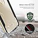 Zizo Shock Series Compatible with iPhone 8 Plus case Military Grade Drop Tested with Tempered Glass Screen Protector iPhone 7 Plus case Gold