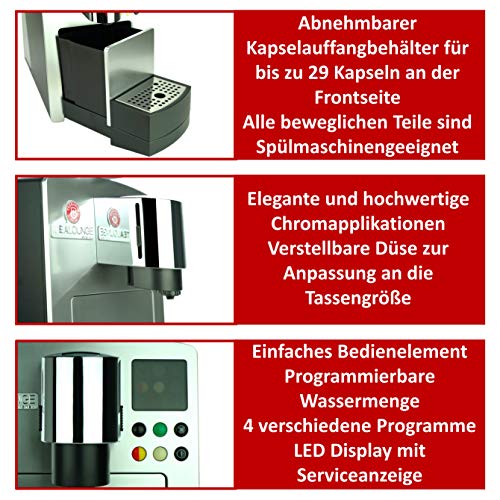 TEEKANNE Pro Edition Kapselmaschine für Tee und Kaffee, Multifunktionale Maschine, inkl 2 Doppelwandige Gläser im Wert… – Bild 5