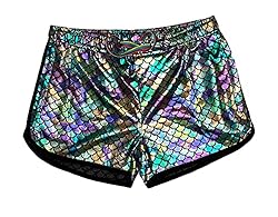 Mens Running Booty Shorts, Zippered Pockets, Rave
