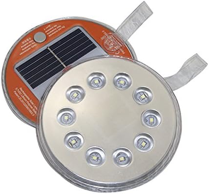 Anytime Light by TrekUltra Solar LED Emergency Light - Magnetic for Indoor Outdoor Use Weatherproof Ultra - Bright LED - Great for Survival Kits Camping Roadside Emergencies and More