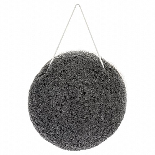 Konjac Face Sponge By Deneve - Exfoliating Facial Makeup Sponges - Cruelty Free Vegan - Body Skin Acne Dry Eczema Exfoliate Cleansing (Green Tea/Charcoal)