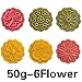 Mooncake Molds Bath Bomb molds (B-50g-6 Flower-ct)