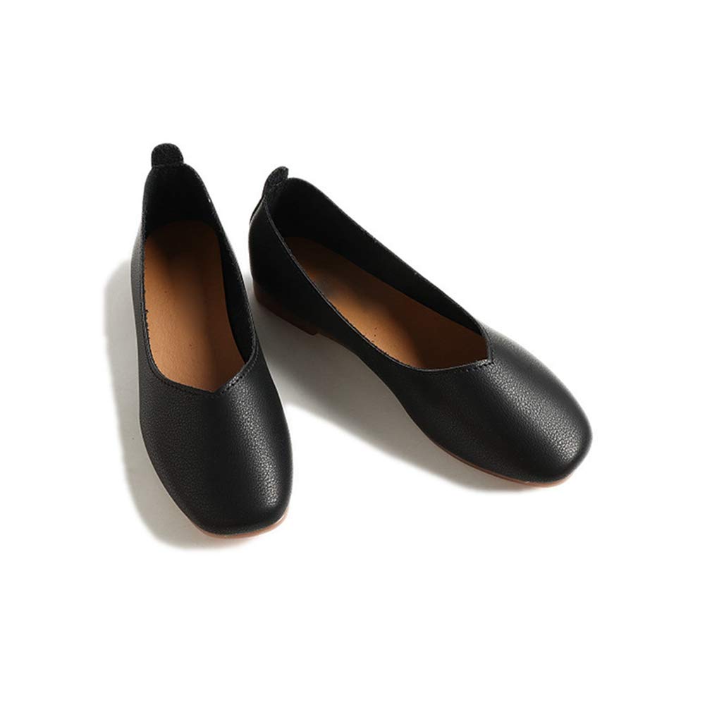 Mua フラットシューズ レディース スリッポン フェイクレザー 黒 ホワイト ローヒール ぺたんこ 痛くない 歩きやすい 疲れない カジュアル シューズ 大きいサイズ パンプス 靴 かわいい レディース靴 カーキ色 イノヤ Tren Amazon Nhật Chinh Hang 21 Fado