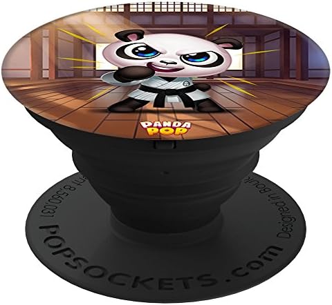 PopSockets Jam City Panda Pop Martial Arts PopSockets Stand for Smartphones &amp; Tablets