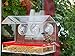 XMSTORE Window Bird Feeder for Outside-Clear Large View-Holds All Wild Bir
