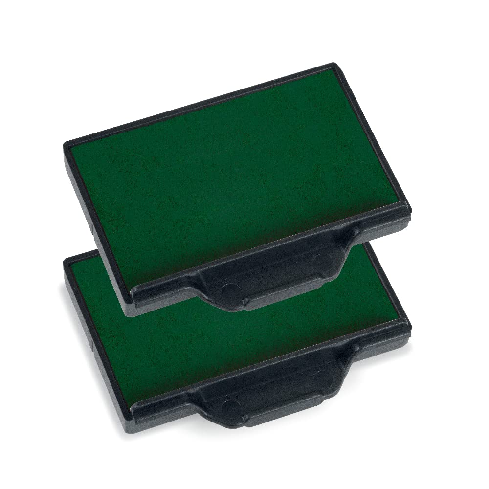 Trodat Replacement Ink Pads 6/56 – Pack of 2 – Green Ink – for the Professional 5204, 5206, 5460, 5460/L, 5117, 5558, 5558/PL, 55510, 5465, 55510/PL, 5466 and 5466PL