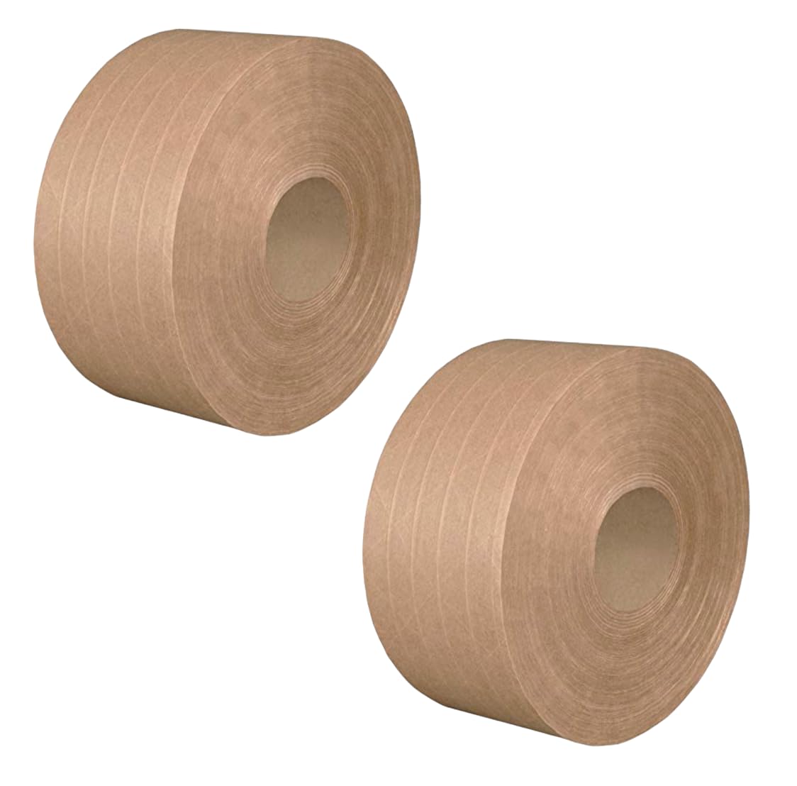 Photo 1 of GGR Supplies T.R.U. WAT-WAE Water Activated Reinforced Kraft Paper Gummed Tape (3 in. x 375 ft. (Pack of 2))