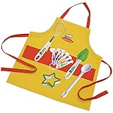 Curious Chef 11 Piece Child Chef Starter Kit, Orange/Yellow