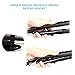 Flat Iron, Flat Irons , Hair Straightener with 1 inch 3D Floating Plate & Elasticity Cool Tip