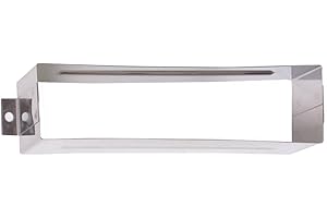BRASS Accents A07-M0060 Sleeve Mail Slot, 3" x 10", Stainless Steel
