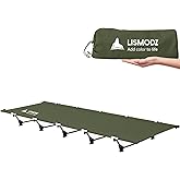 Ultralight Folding Cot Bed, Portable Compact Camping Cot with Storage Bag for Adults Outdoor Travel, Base Camp, Hiking, Mount