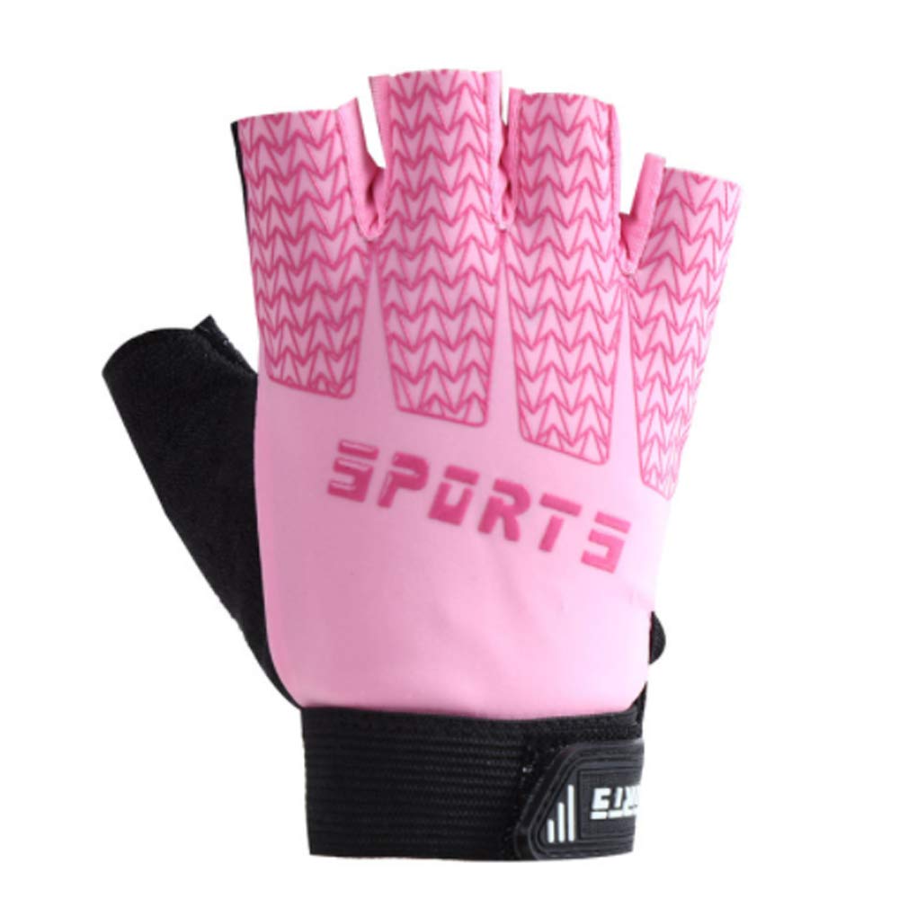 Kids Children Sports Half Finger Gloves Mittens Breathable & Non-slip Cycling Gloves Shockproof Fingerless Gloves for for Riding Motorcycle Bike Camping Hiking Climbing Fitness UV protection Gloves