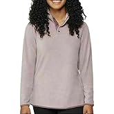 32 Degrees Ladies' Button Snap Fleece Pullover (US, Alpha, XX-Large, Regular, Regular, Dusty Plum)