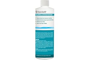 Beckett Corporation AMCR16 Chlorine and Ammonia Remover for New and Established Ponds, 1 Count (Pack of 1), clear