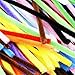 Carykon Super Fuzzy Chenille Stems Pipe Cleaners, Pack of 100 (Black)