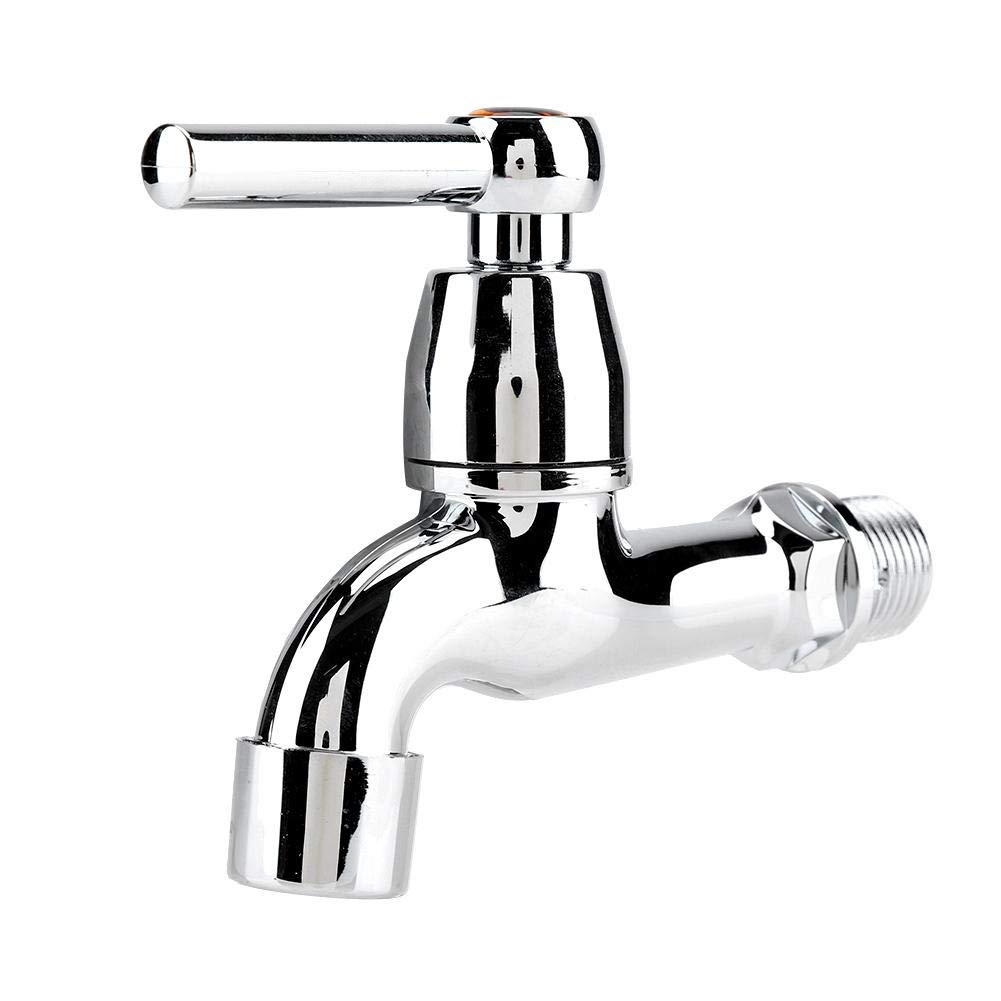 Taidda Water Faucet, Water Faucet Tap ABS Washing Machine Faucet Sink Basin Water Tap with Single Spout & Handle 2#