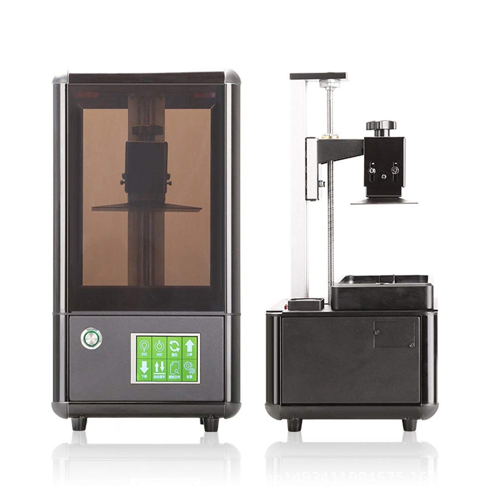 YUXUJ 3D Printers LCD 3D Printers Assembled 3D Printer with Spares Large 3D Resin Printer Kit USB Po