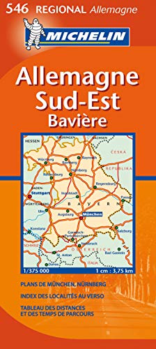 Allemagne Sud-Est : 1/375 000 by (Map)