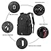 Sosoon Laptop Backpack, Business Bags with USB Charging Port Anti-Theft Water Resistant Polyester School Bookbag for College Travel Backpack for 15.6-Inch Laptop and Notebook, Black Model 2