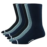 Nautica Men's Dress Socks - 6 Pack - Rib Crew Style, Size 10-13 Sock/8-12 Shoe