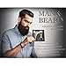 Man&Beard - Stainless Steel Beard Shaping Tool and Scissors Kit for Beard Trimming and Grooming in Premium Gift Box