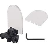ToopMount Airsoft Sight Protector, 3mm Thick Airsoft Optics Scope Lens Protector High Impact Transparent Shield Protector Rou