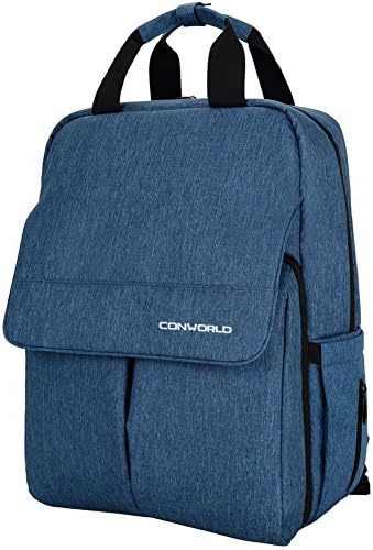 Conworld Diaper Backpack Unisex for Mom and Dad Daily Use Travel Diaper Bag, Blue