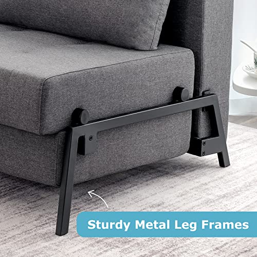 Vonanda Sofa Bed, Convertible Chair Bed MultiFunction Sleeper Chair