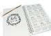 Hieno Supplies Dotted Journal Notebook - A5 Sized Spiral Journal with Rose Gold Color Pen - Best for Journaling & Drawings - 160 Thick Dot Grid Pages with Transparent Cover