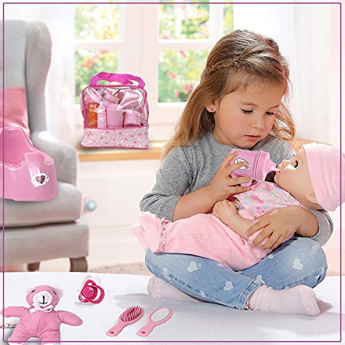 Mommy & Me Baby Doll Feeding, Changing, and Accessories Set Including