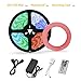 LED Strip Lights Waterproof,16.4ft 300leds RGB LED Light Strip 5050 Color Changing LED Strip Lights with Remote LED Tape Lights for Home Lighting Kitchen Decoration Mounting Tape