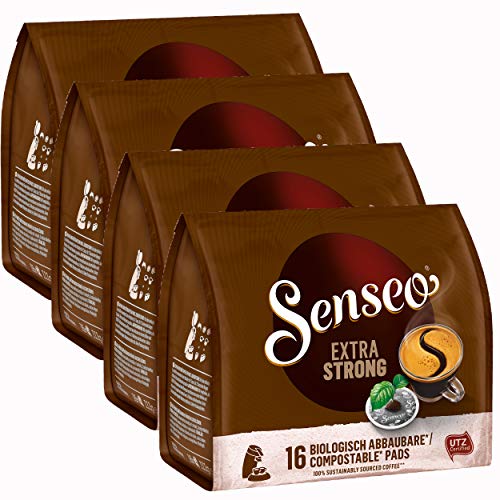 SENSEO Pads Extra Strong Senseopads 4er Pack, 4 x 16 Pads