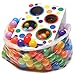 eWonderWorld Playball 300 Non-Toxic Phthalate Free Crush Proof Pit Balls 9 Colors with Toss Zone, 6cm