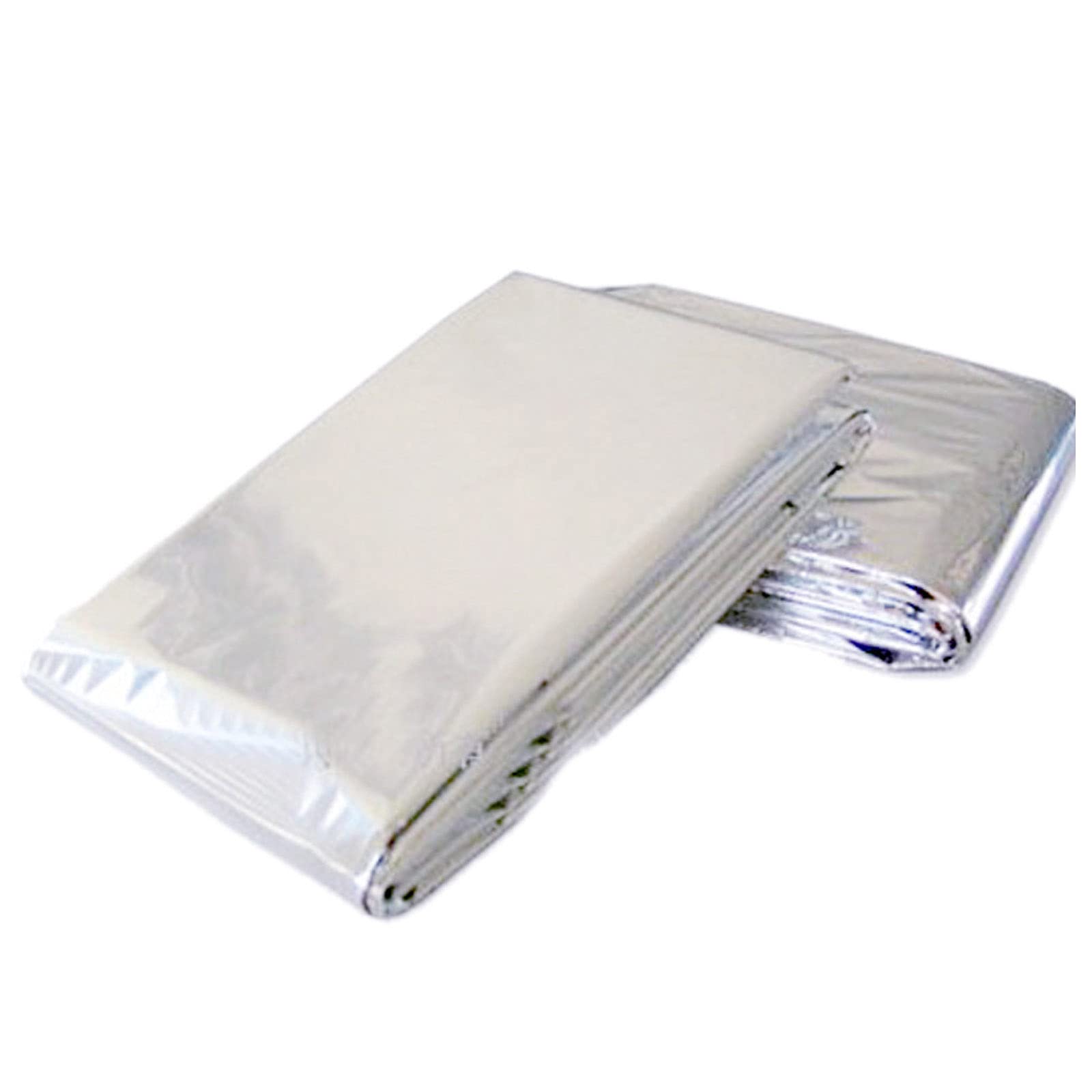 Yoowish Emergency Blanket Survival Reflective Thermal First Aid Foil Blanket Silver Emergency Thermal Blankets for Outdoors, Hiking, Marathons 130X210CM