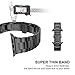 Band Compatible with Watch 42mm 44mm, Solid Stainless Steel Metal Wristband Strap with Butterfly Folding Clasp Replacement for 2019 Watch Series 5 Series 4(44mm) Series 3/2/1 42mm
