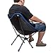 G4Free Upgraded Height Adjustable Camping Chairs, Portable Ultralight Folding Backpacking Chair Heavy Duty for Outdoor, Hiking, Picnic, BBQ with Carry Bag (Dark Blue)