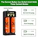 18650 Lithium Rechargeable Battery Charger, Speedy Smart Charger for IMR Li-ion Rechargeable Batteries 10440 14500 14650 16340 16650 17650 17670 18350 18490 18500