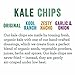 Rhythm Superfoods Kale Chips, Variety Pack, Original/Zesty Nacho/Kool Ranch, Organic and Non-GMO, 2.0 Oz (Pack of 4), Vegan/Gluten-Free Superfood Snacks